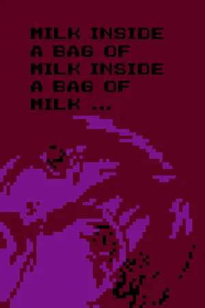 Milk inside a bag of milk inside a bag of milk poster