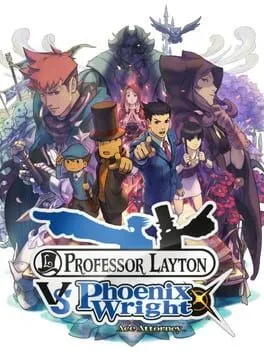 Affiche de Professor Layton vs. Ace Attorney