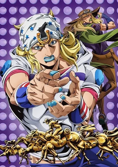 STEEL BALL RUN JoJo's Bizarre Adventure 1st STAGE poster