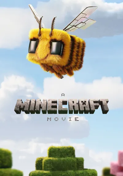 A Minecraft Movie poster