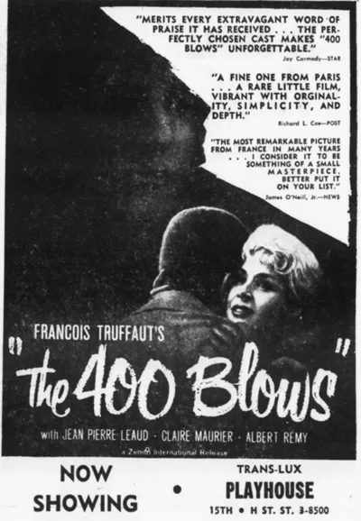 The 400 Blows poster