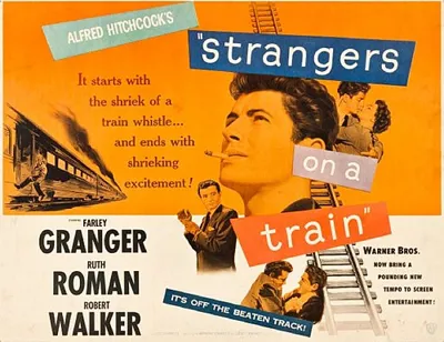 Strangers on a Train poster
