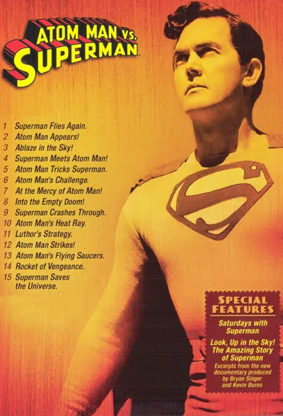 Atom Man vs. Superman poster