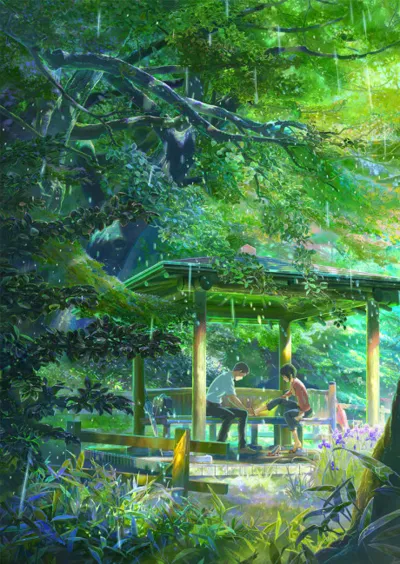 The Garden of Words poster