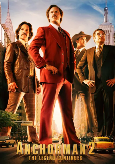 Anchorman 2: The Legend Continues poster