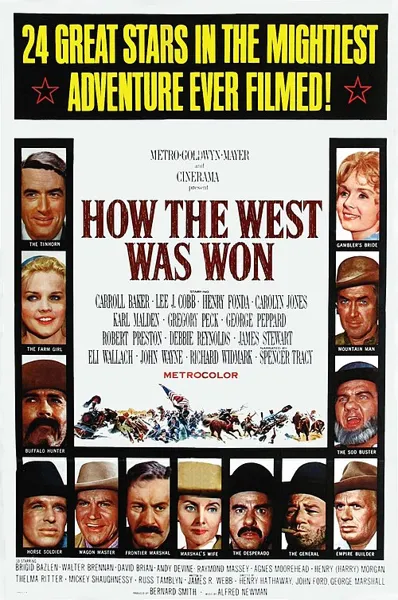 How the West Was Won poster