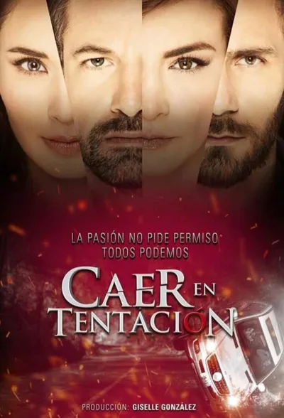Póster de Caer en tentación